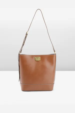 MANGO Structured Sling Bag