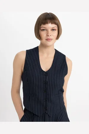 DeFacto Striped Woven Waistcoat