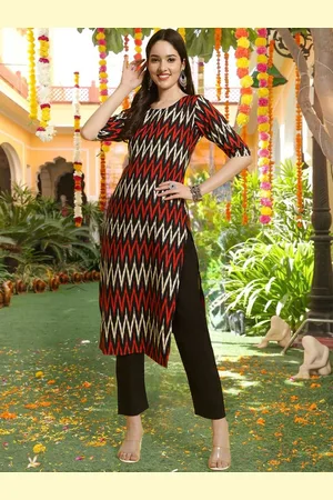 7Threads Women Flared Sleeves Sequinned Floral Crepe Anarkali Kurta