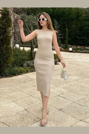 Bianco Lucci Bodycon Midi Dress