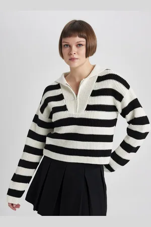 DeFacto Women Striped Pullover