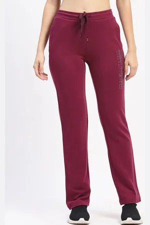 MADAME Women Solid Relaxed-Fit Track Pants