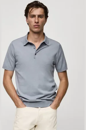 MANGO Polo Collar T-shirt