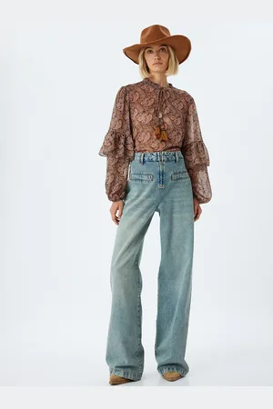 Koton Women No Faded High-Rise Jeans
