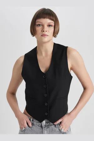 DeFacto V-Neck Woven Waistcoat