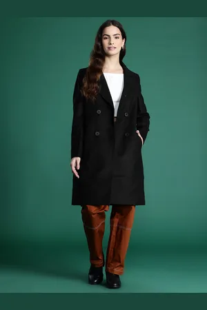 DressBerry Double-Breasted Longline Overcoat