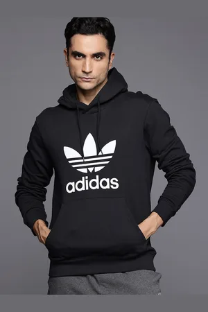 adidas Logo Printed Hooded Sweatshirt