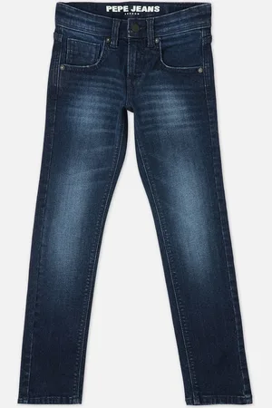 Pepe Jeans Boys Slim Fit Heavy Fade Cotton Jeans