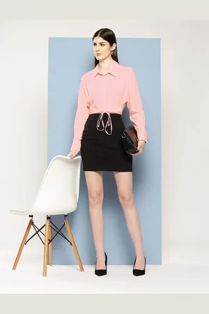 Chemistry Waist Tie-Up Detail Casual Shirt