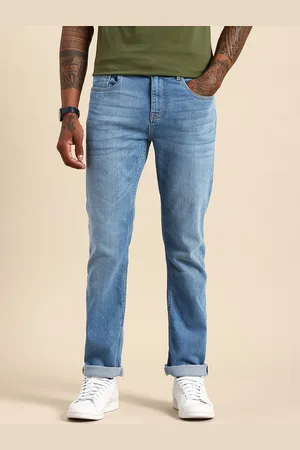 Being Human Men Straight Fit Heavy Fade Stretchable Jeans
