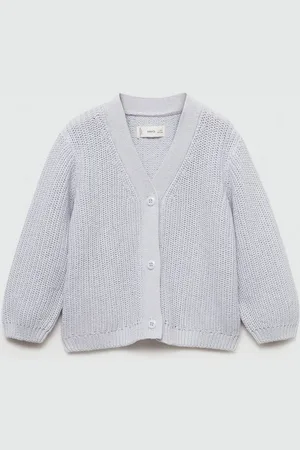 MANGO Girls Pure Cotton Knitted Cardigan