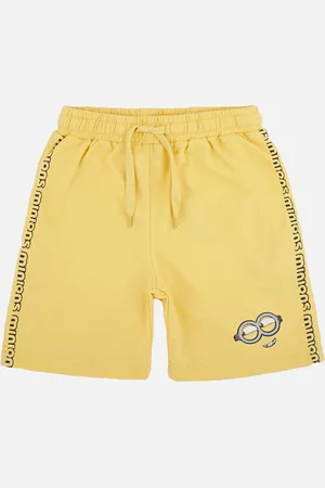 Kidsville Boys Minions Printed Cotton Shorts