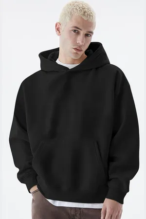 Maniac Men Solid Hooded Knitted Sweatshirt