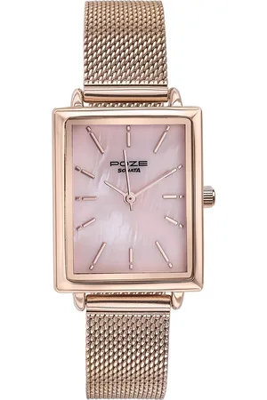 Sonata Women Printed Dial & Bracelet Style Straps Analogue Watch SP80079WM01WF