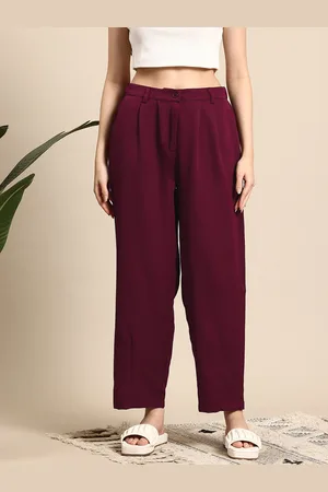 Mast & Harbour Women Pleated Trousers