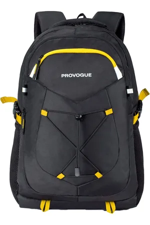 Provogue Unisex Typography Back Padded Mesh Ergonomic Backpack
