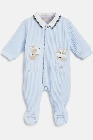chicco Boys Embroidered Sleepsuit