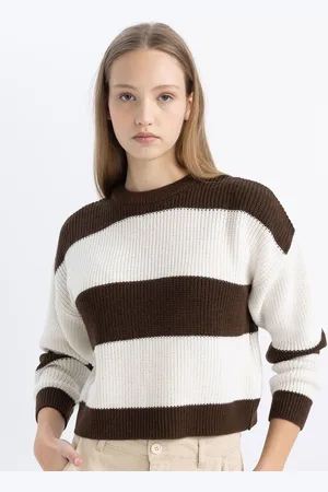 DeFacto Women Striped Pullover