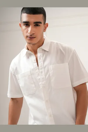 Highlander Men Textured Utility Pocket Relaxed Fit Shirt