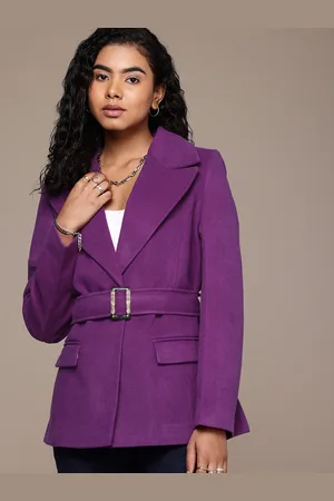 Roadster The Life Co. Notched Lapel Collar Overcoat Comes With A Belt