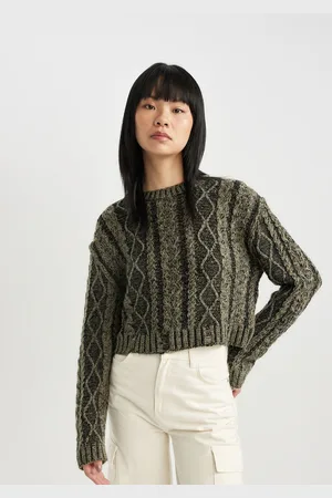 DeFacto Women Ribbed Pullover