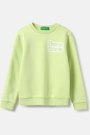Benetton Girls Printed Sweatshirt