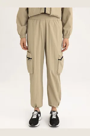 DeFacto Women Mid-Rise Cargo Trousers
