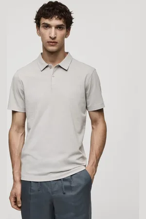 MANGO Polo Collar Regular T-shirt