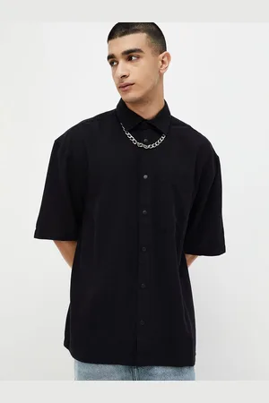 Lifestyle Men Solid Spread Collar Casual Shirt