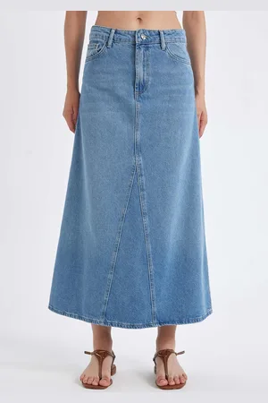 DeFacto Women Straight Maxi A-Line Skirts