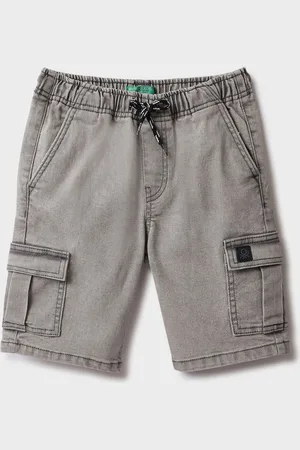 Benetton Boys Regular Fit Cargo Shorts