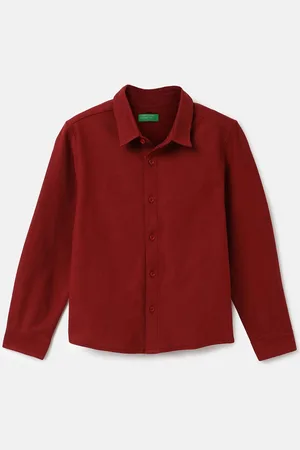 Benetton Boys Opaque Casual Shirt