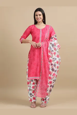 Miraan Printed Pure Cotton Unstitched Dress Material