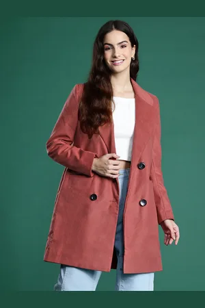 DressBerry Notched Lapel Collar Longline Overcoat