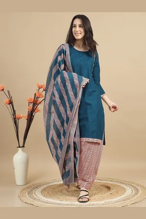 Miraan Printed Pure Cotton Unstitched Dress Material