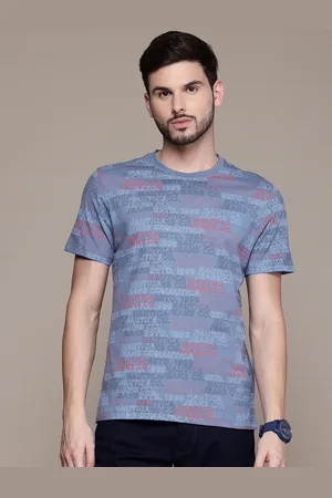 Nautica Men Brand Logo Printed Pure Cotton T-shirt