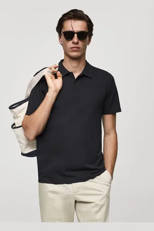 MANGO Polo Collar T-shirt