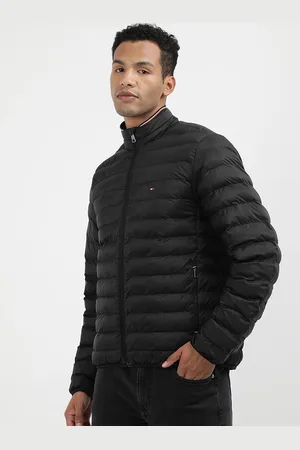 Tommy Hilfiger Men Solid Mock Collar Puffer Jacket