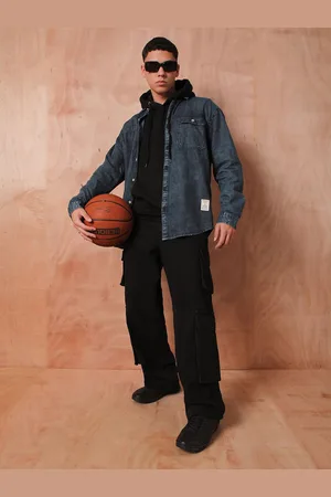 Roadster The Lifestyle Co Relaxed Fit Denim Casual Shirts