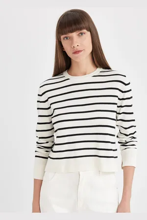 DeFacto Women Striped Pullover