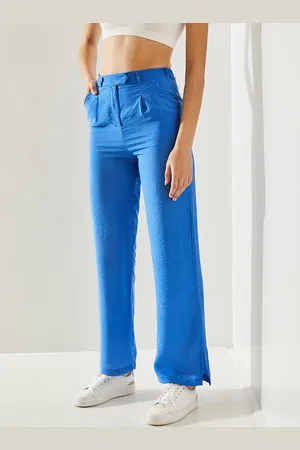 Bianco Lucci Women Straight Fit Trousers
