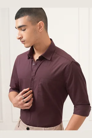 Ketch Men Double Flap Pocket Slim Fit Casual Shirt