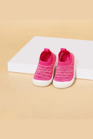 Pantaloons Girls Woven Design Everyday Slip-On Sneakers