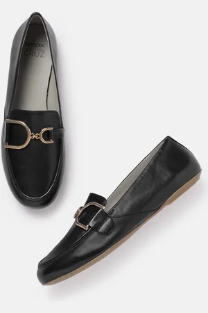 Geox Women Leather Horsebit Loafers