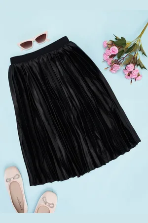 Pantaloons Girls Flared Midi Skirts