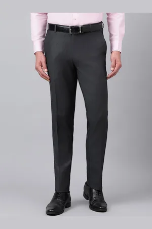 Richlook Men Smart Pleated Formal Trousers