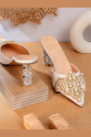Nidhi Rathi Women Embellished Party Stiletto Sandals