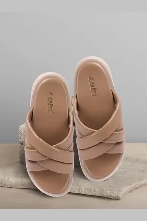 COLO Solid Open Toe Platform Sandals