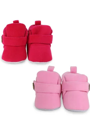 Neska Moda Kids Pack Of 2 Velvet Booties