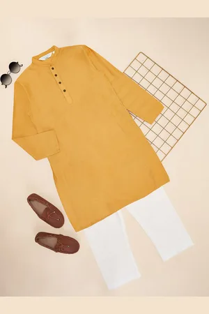 Pantaloons Boys Regular Straight Kurta with Pyjamas